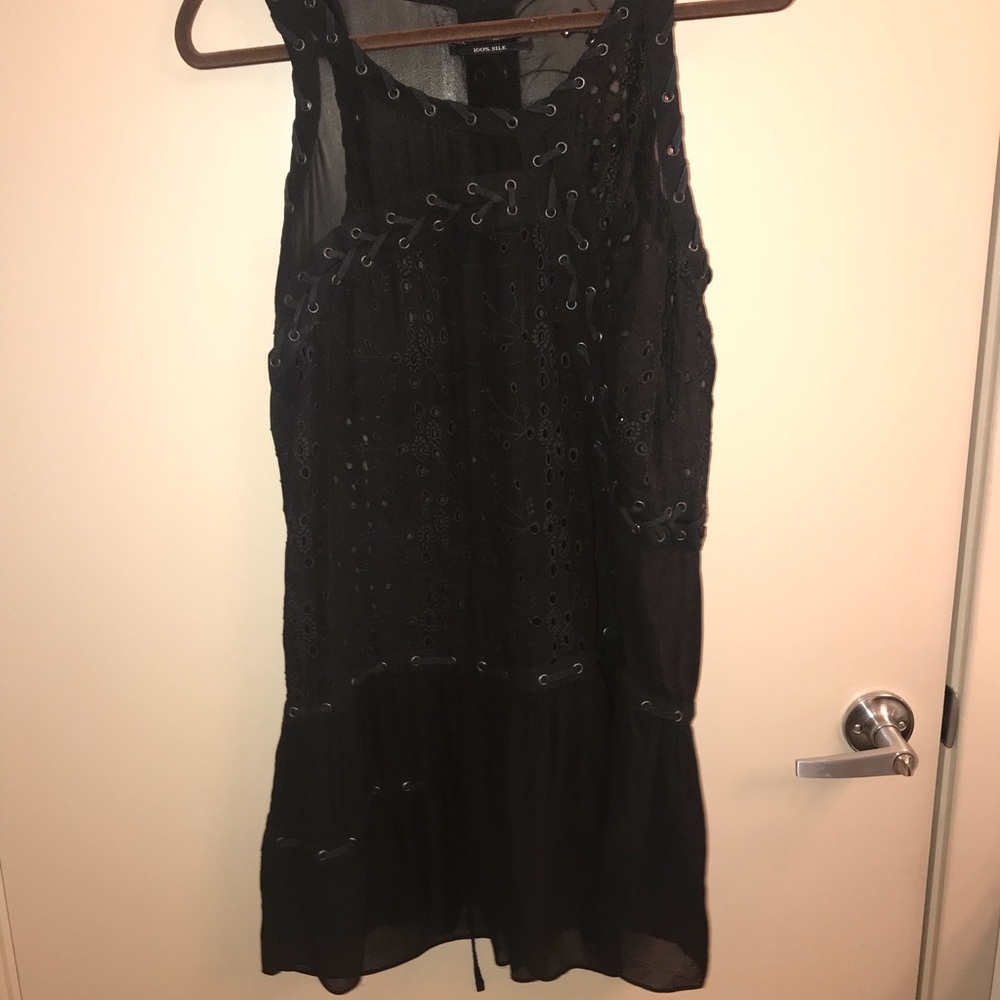 All saints black dress
